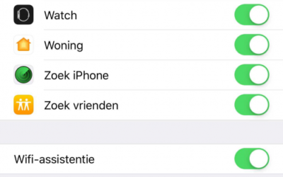 De WiFi Assistentie van de iPhone wel of niet gebruiken