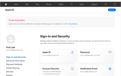 Apple stuurt waarschuwing uit voor spyware