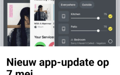 Sonos komt met vernieuwde app op 7 mei