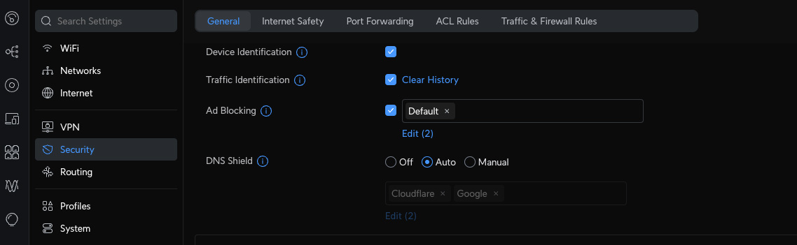 UniFi Ad Blocking