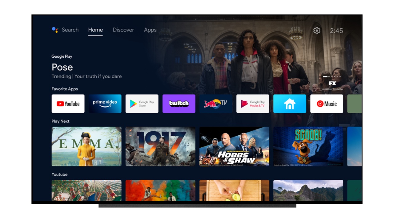 GoogleTV sneller maken zonder aanbevelingen